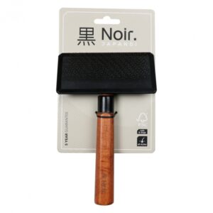 EBI Noir Japandi Slicker-Bürste - L - 18,5 x 11,5 x 3cm