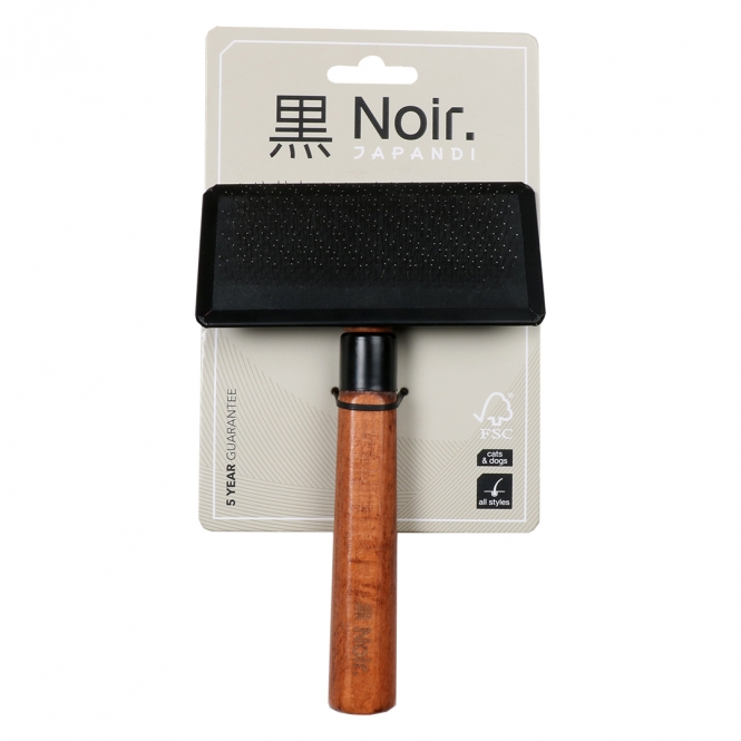 EBI Noir Japandi Slicker-Bürste - L - 18,5 x 11,5 x 3cm – Bild 6