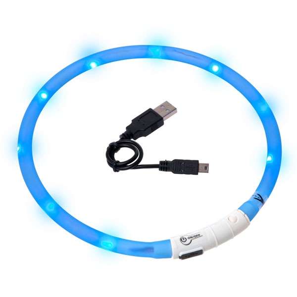 Karlie Visio Light LED-Leuchtschlauch mit USB - Blau – Bild 3