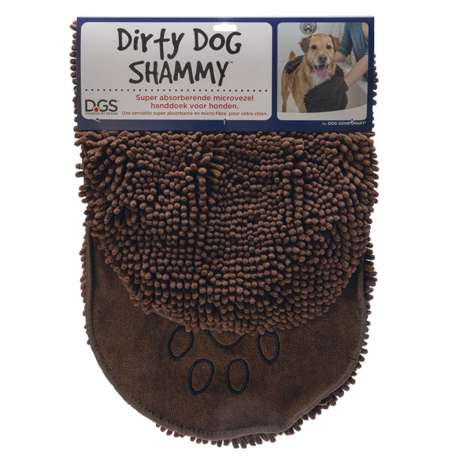 DGS Dirty Dog Shammy Handtuch - Braun – Bild 3