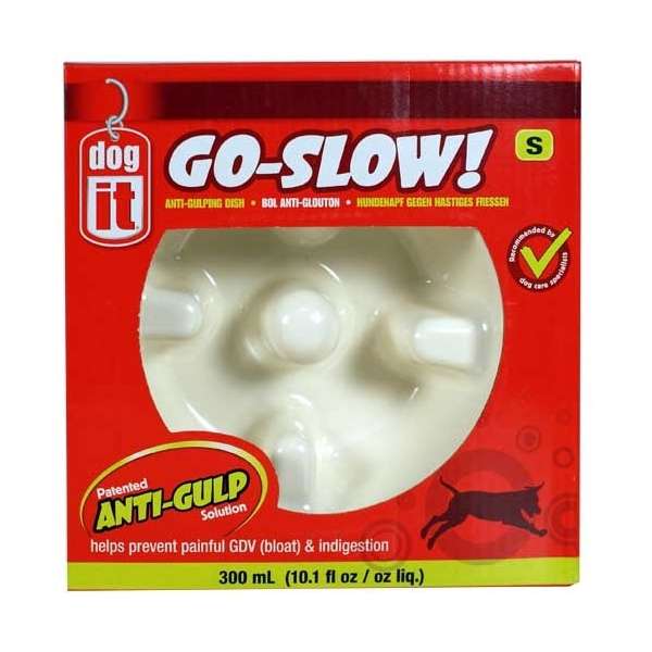 DOGIT Go-Slow Anti-Schling-Napf Weiss 300 ml – Bild 3