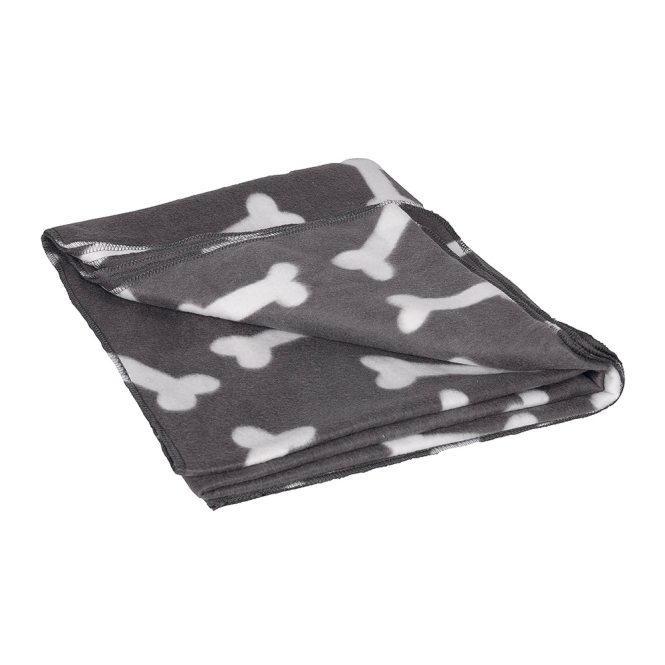 Karlie Flamingo Fleecedecke Milda - 100 x 70 cm - Grau – Bild 3